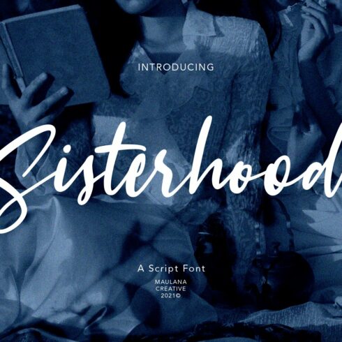 Sisterhood Script Font cover image.