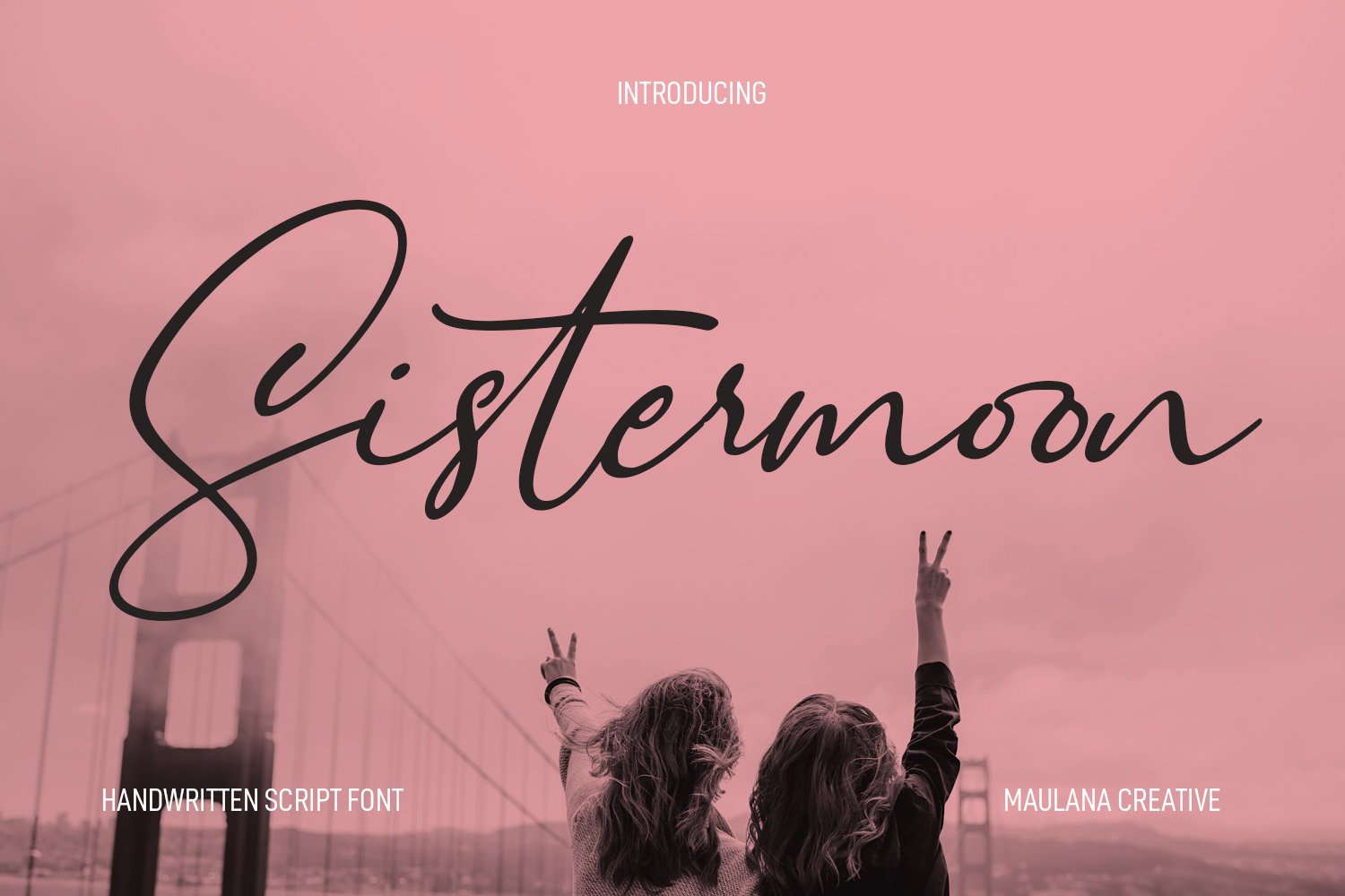 Sistermoon Script Font cover image.