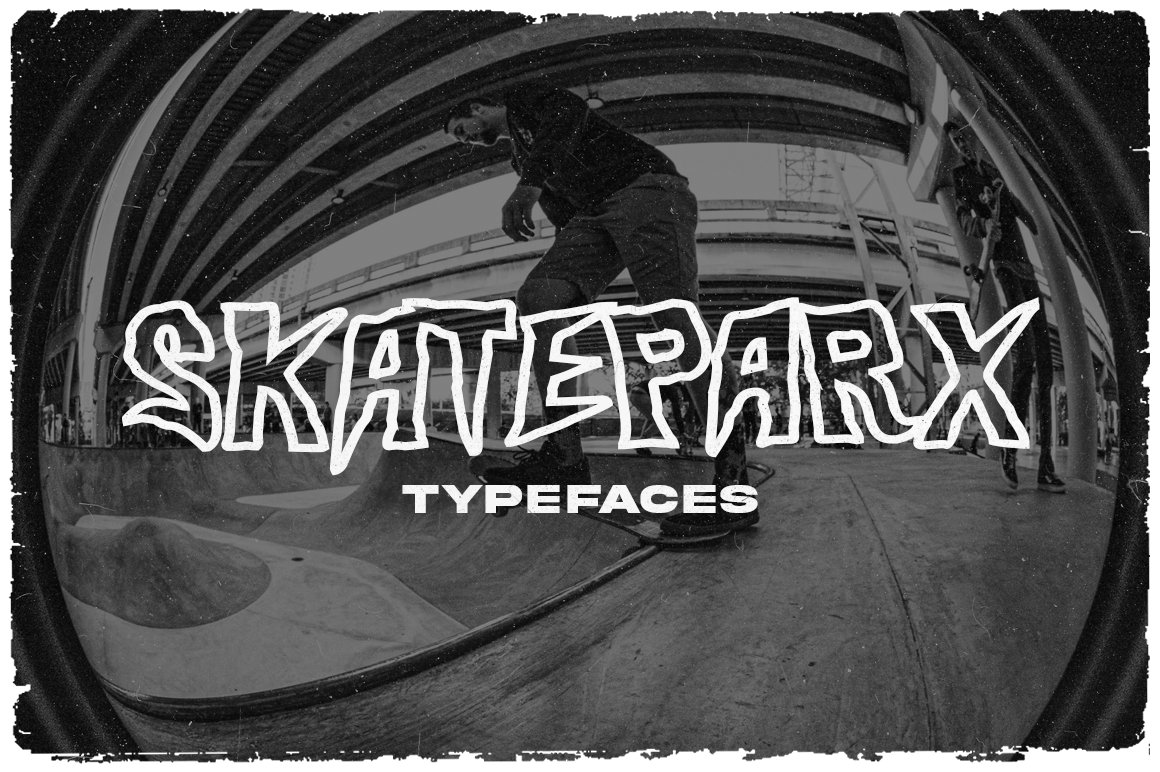 Skateparx - Typeface cover image.