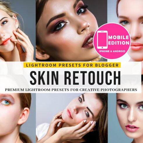 Skin Retouch Lightroom Presetscover image.