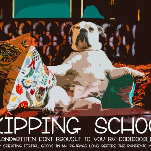 Sale Skipping School Font cover image.