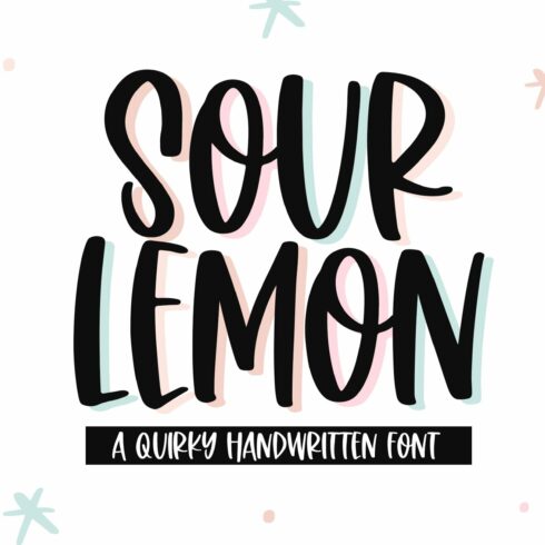 Sour Lemon | Quirky Handwritten Font cover image.