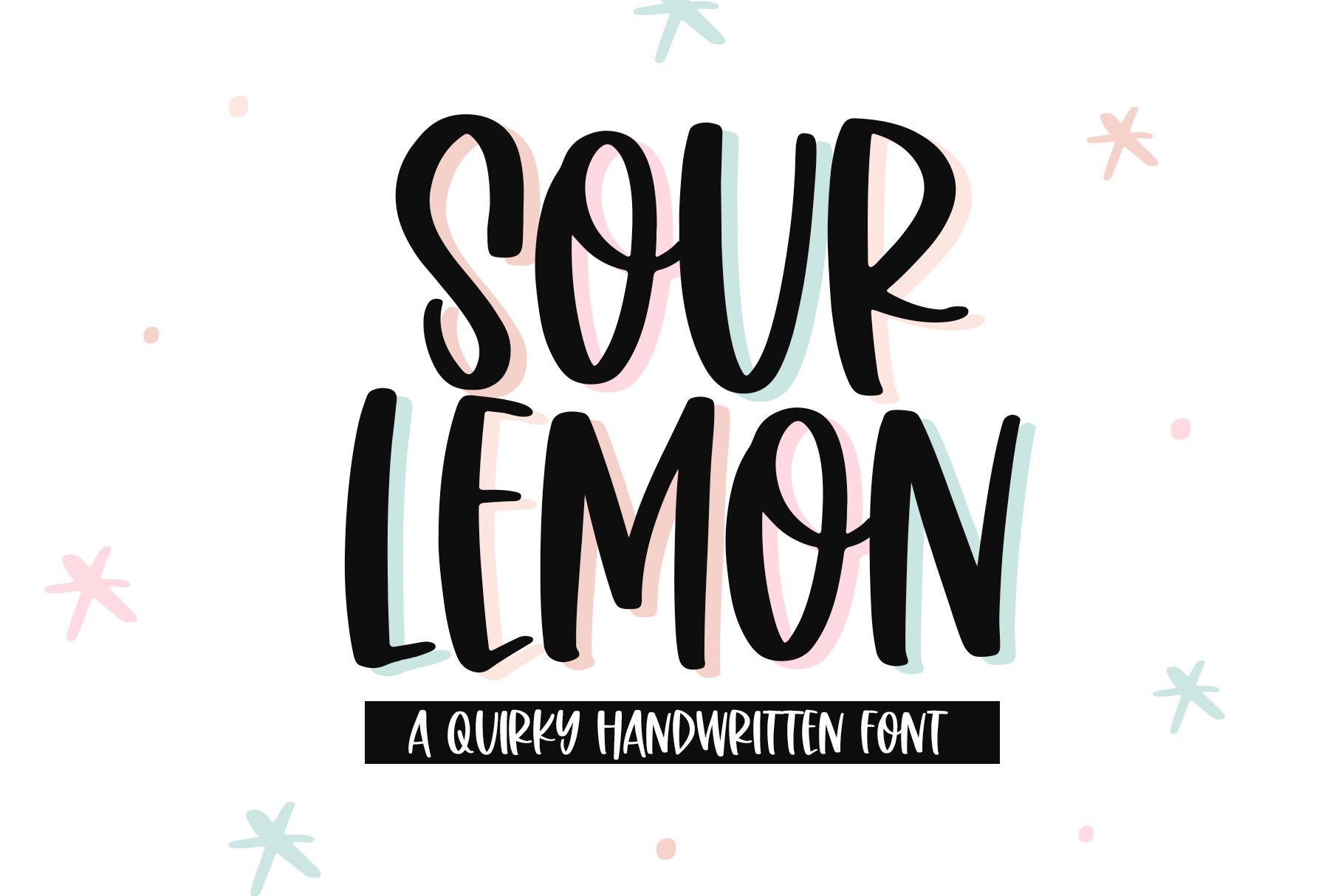 Sour Lemon | Quirky Handwritten Font cover image.