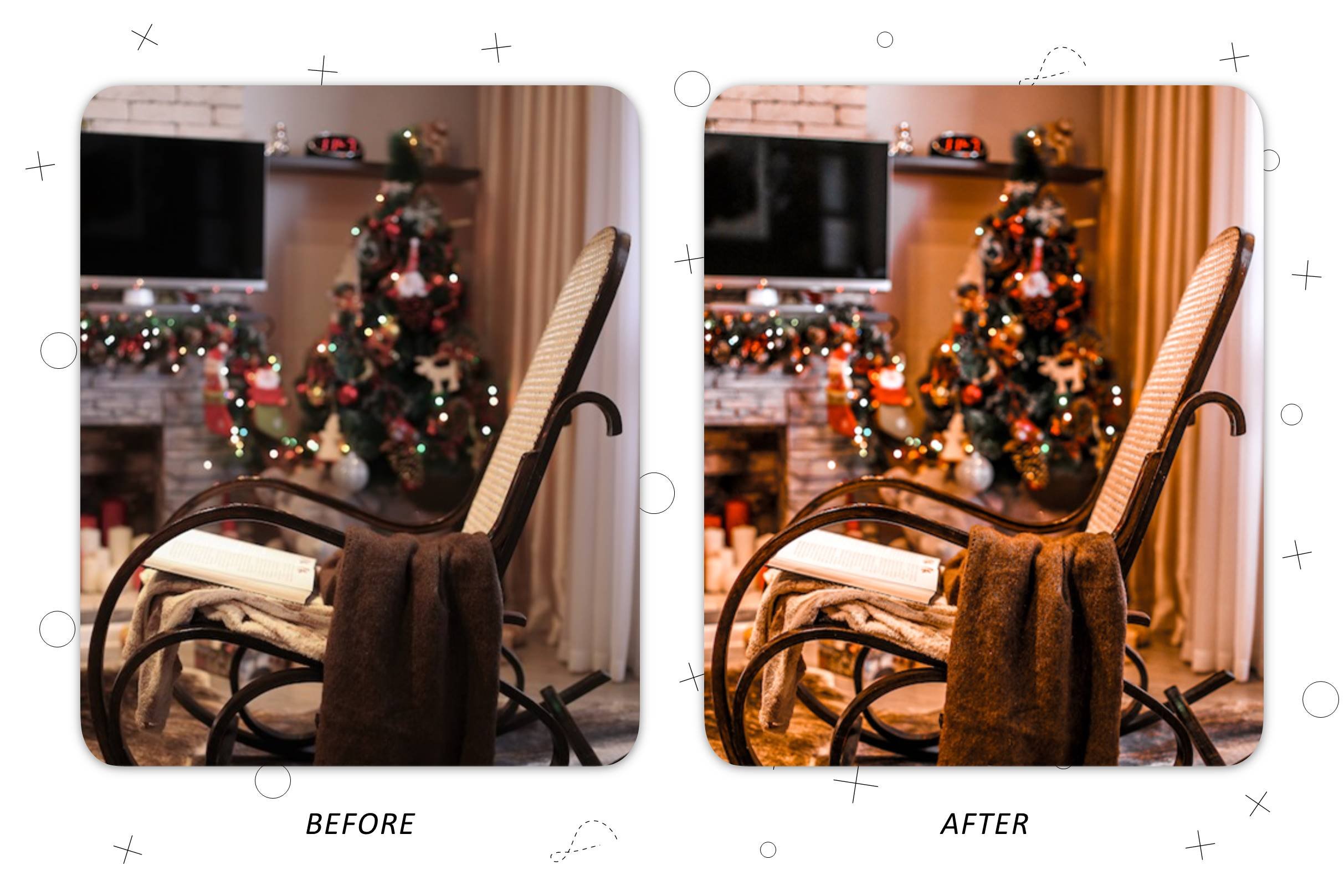 Merry Christmas - Lightroom Presetspreview image.