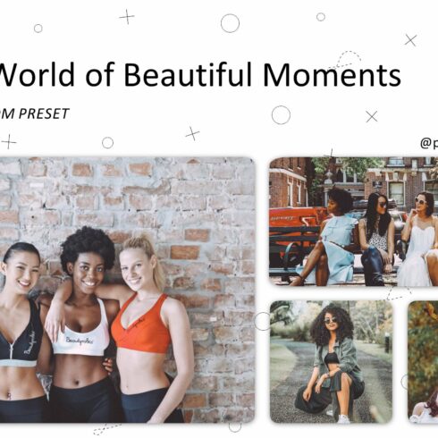 Beautiful Moments Lightroom Presetscover image.