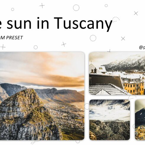 Sun in Tuscany - Lightroom Presetscover image.