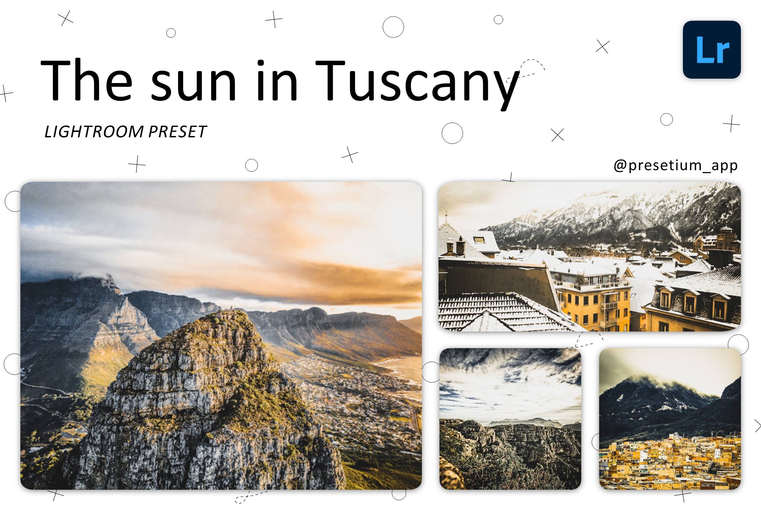 Sun in Tuscany - Lightroom Presetscover image.