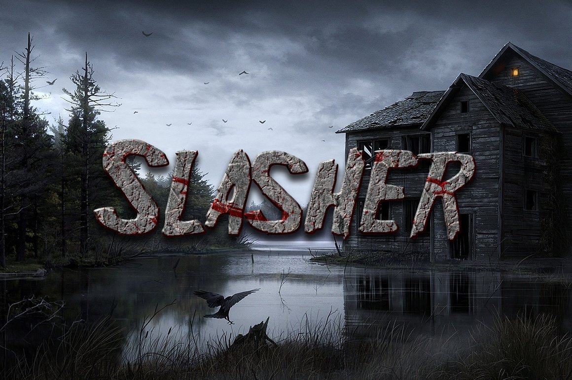 Horror Text Styles for Photoshopcover image.