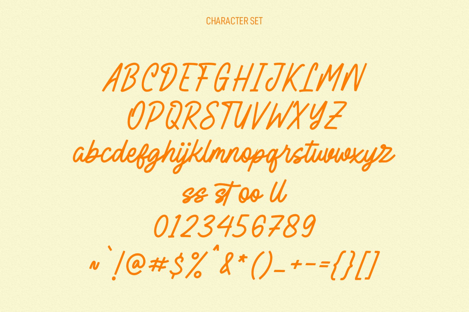 slashty handwritten script signature font 7 16