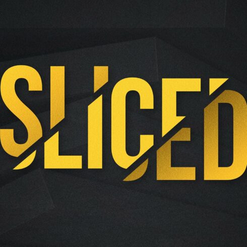 Sliced Title Text Effectcover image.