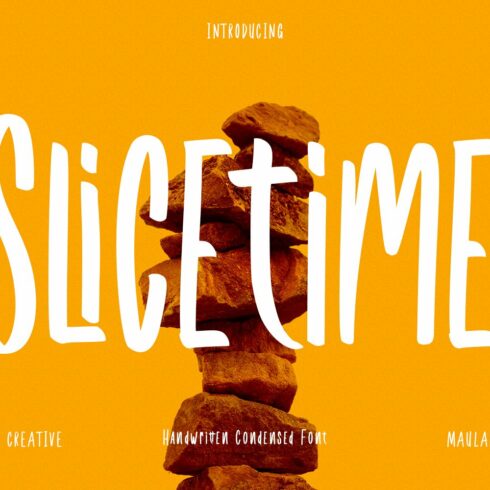 Slicetime Handwritten Font cover image.