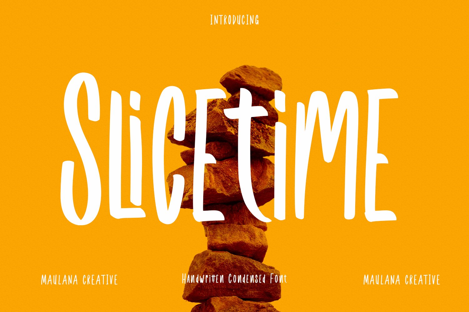 Slicetime Handwritten Font cover image.