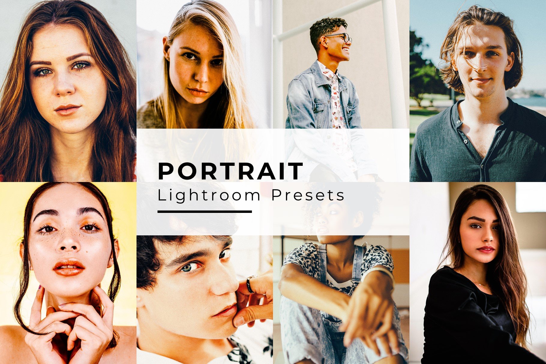 10 Portrait Lightroom Presetscover image.