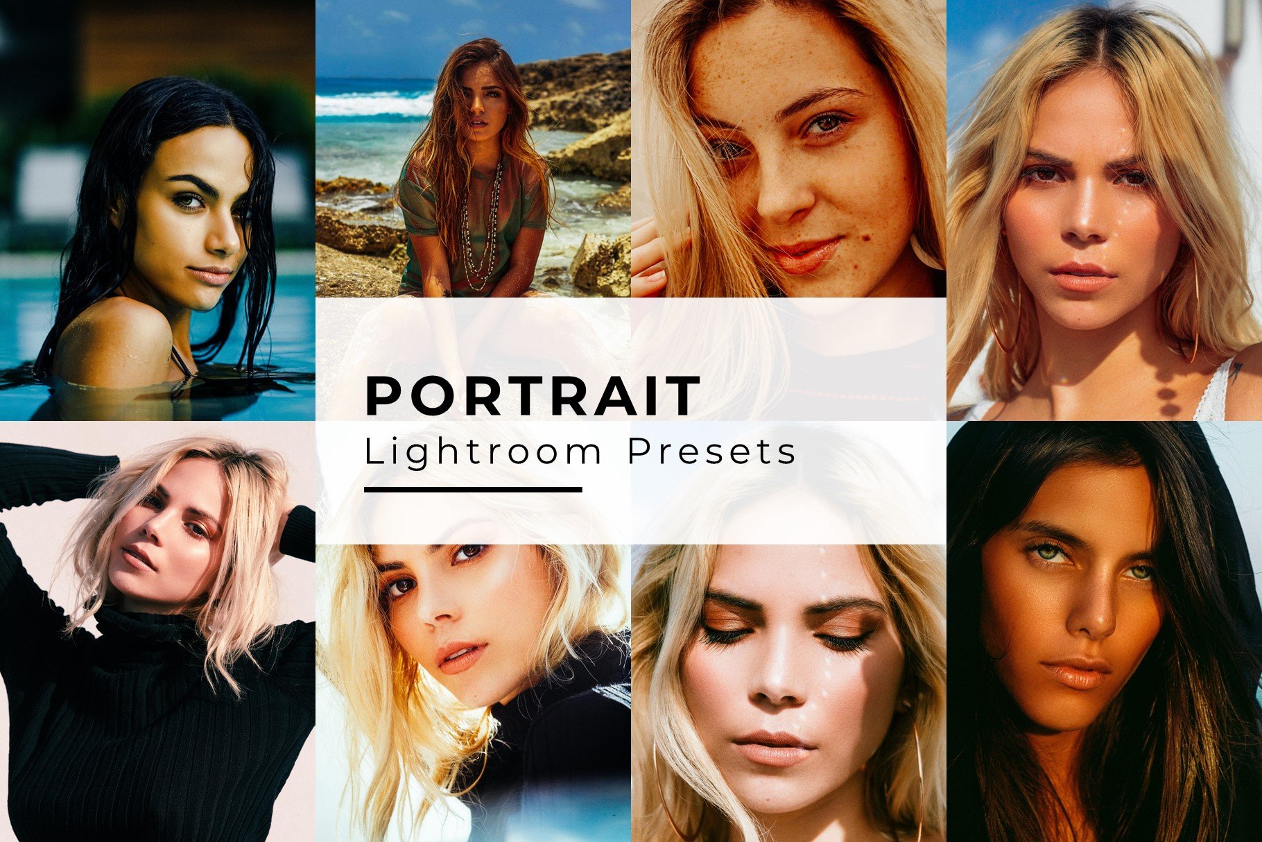 10 Portrait Lightroom Presetscover image.