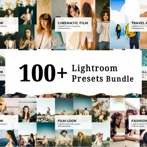 100+ Lightroom Presets Bundlecover image.