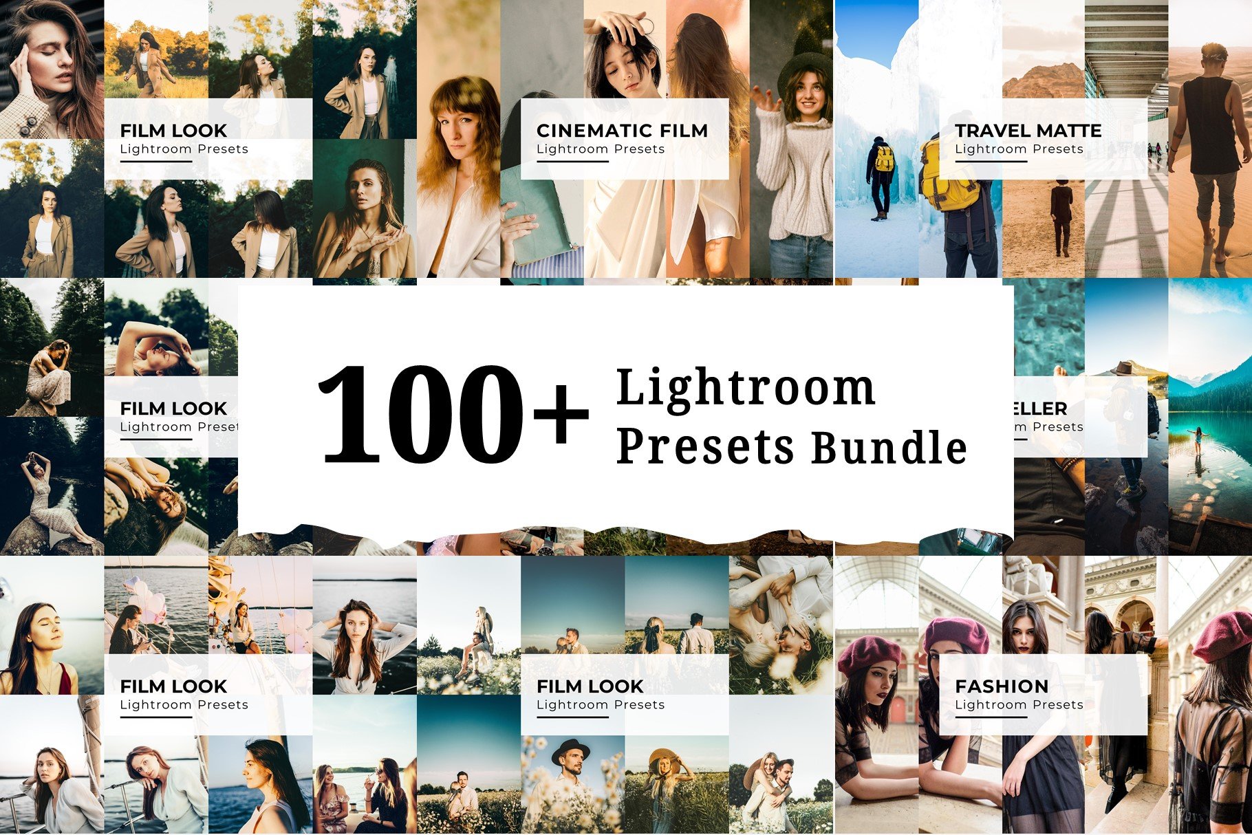 100+ Lightroom Presets Bundlecover image.