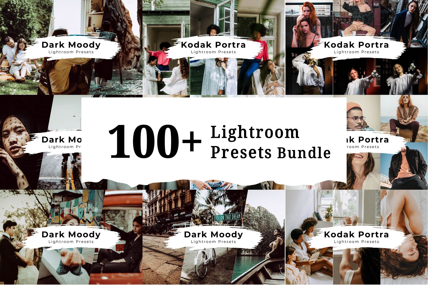 100+ Lightroom Presets Bundlecover image.