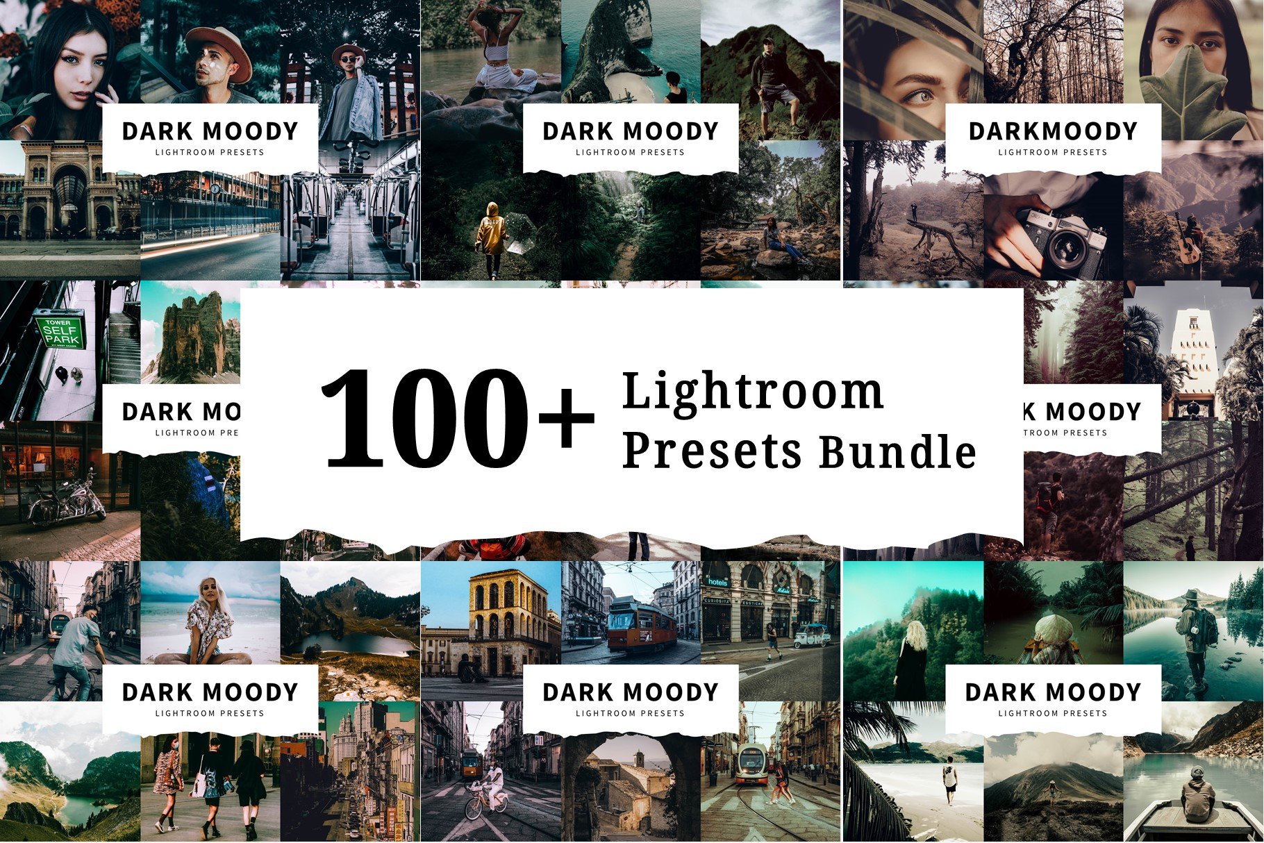 100+ Lightroom Presets Bundlecover image.