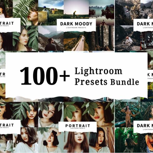 100+ Lightroom Presets Bundlecover image.