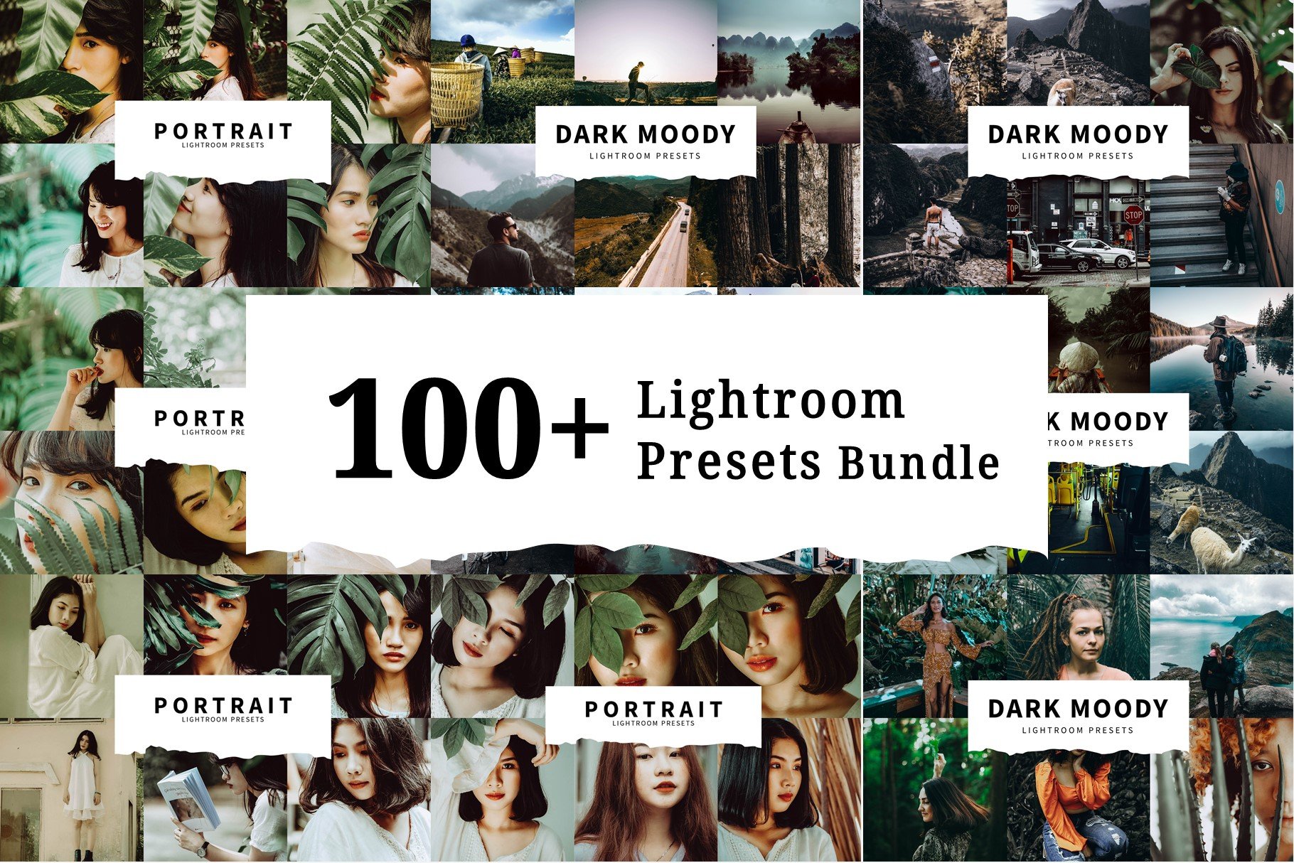 100+ Lightroom Presets Bundlecover image.