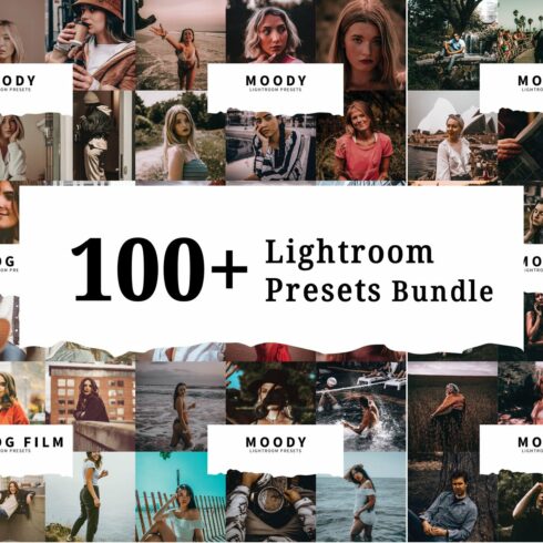 100+ Lightroom Presets Bundlecover image.