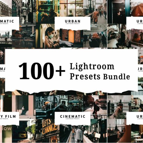 100+ Lightroom Presets Bundlecover image.