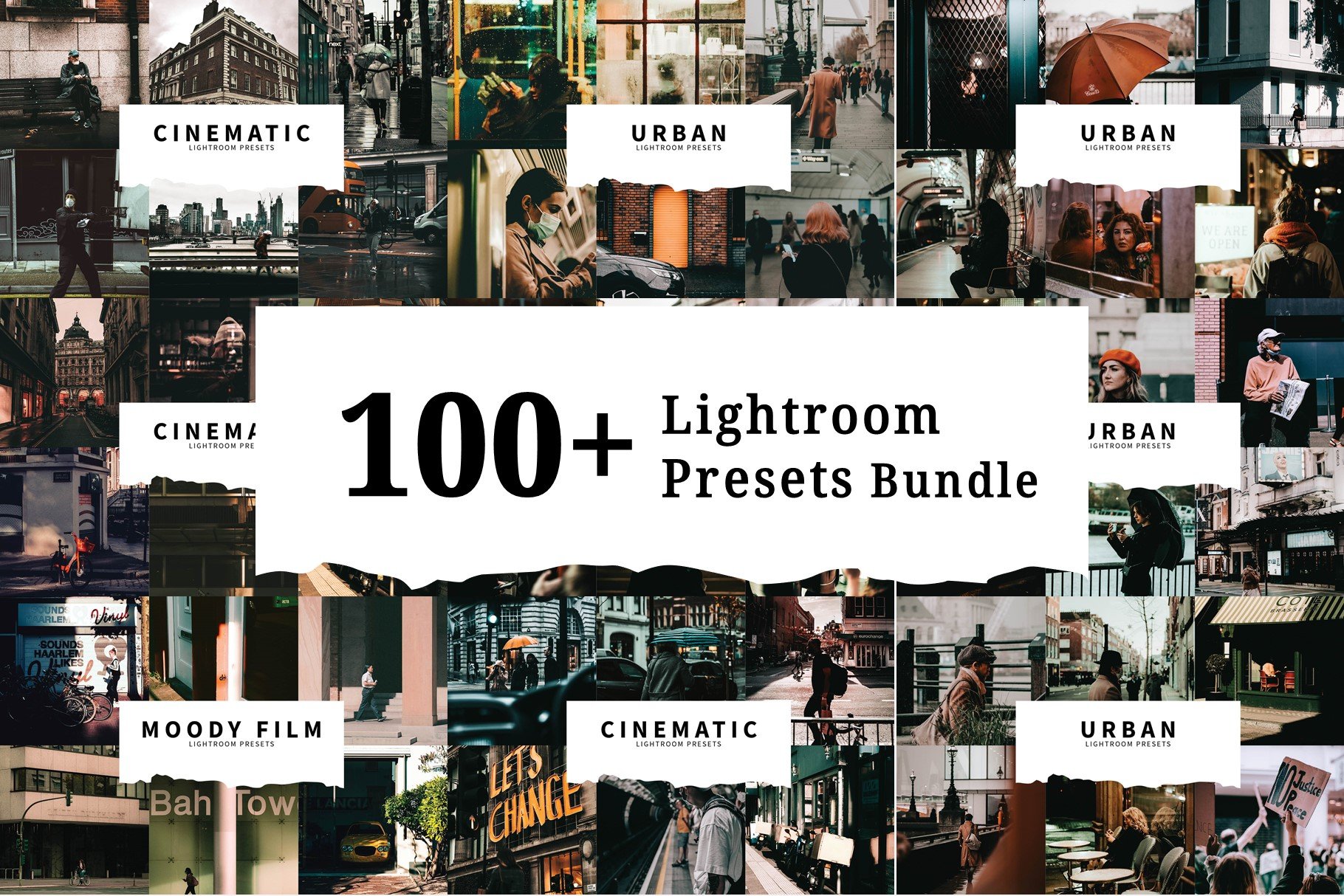 100+ Lightroom Presets Bundlecover image.