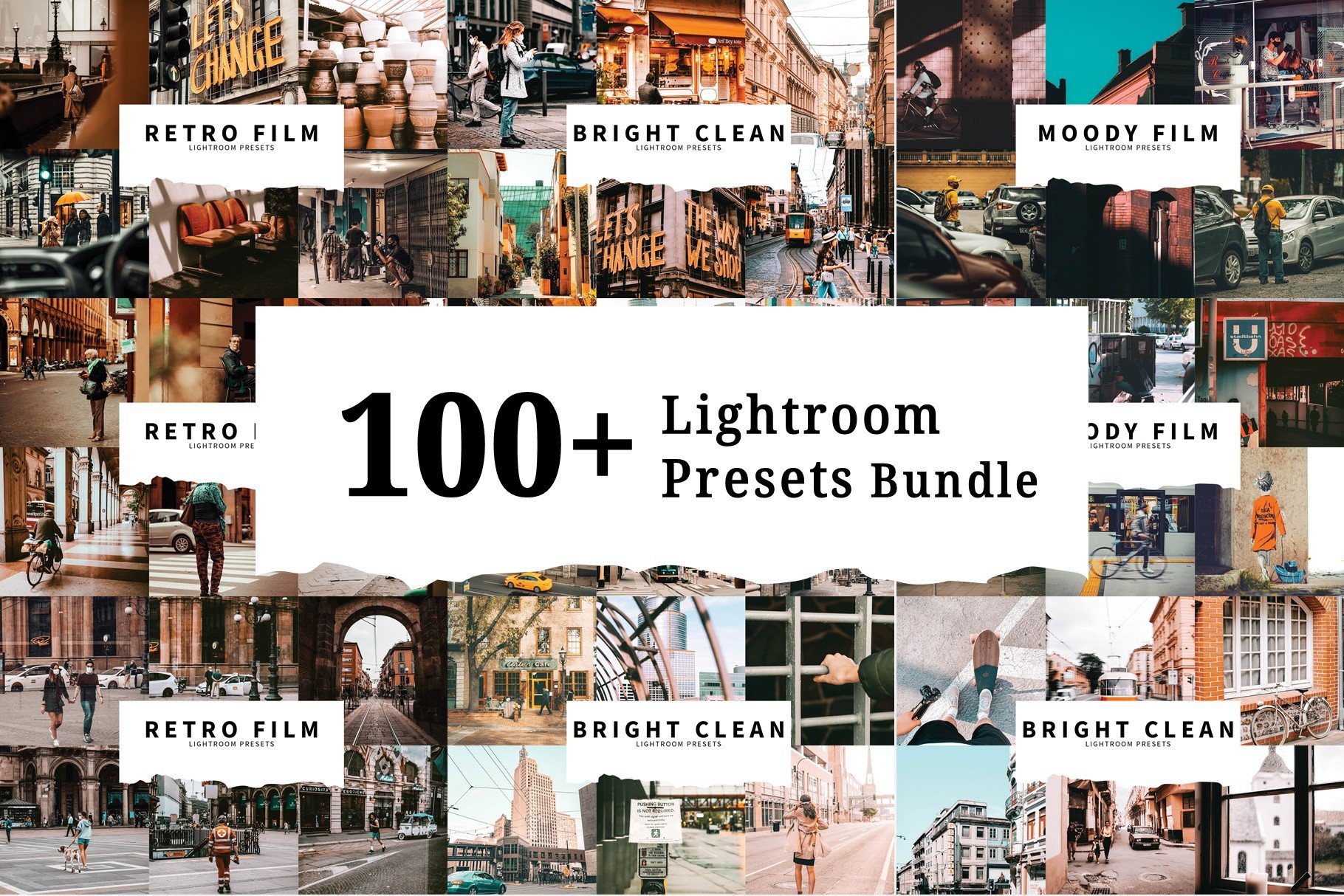 100+ Lightroom Presets Bundlecover image.