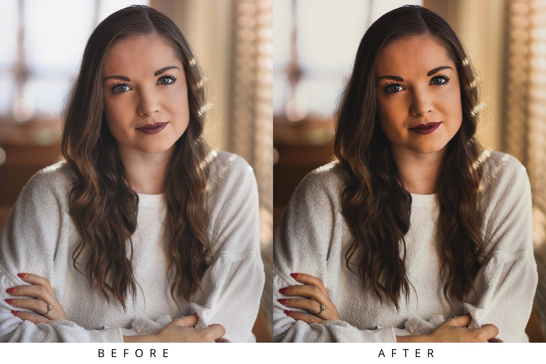 10 Portrait Lightroom Presetspreview image.