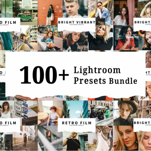 100+ Lightroom Presets Bundlecover image.