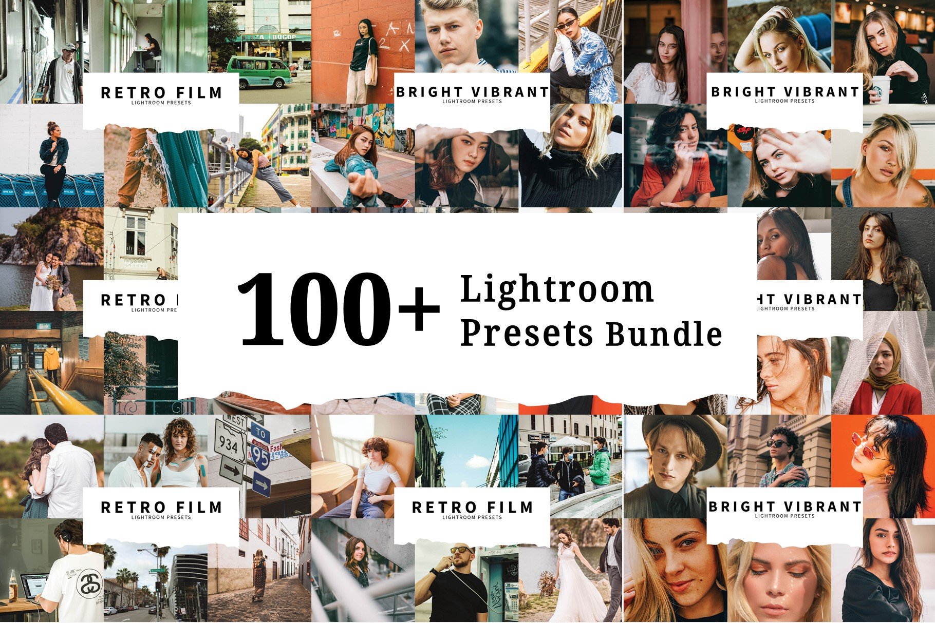 100+ Lightroom Presets Bundlecover image.