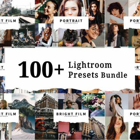 100+ Lightroom Presets Bundlecover image.