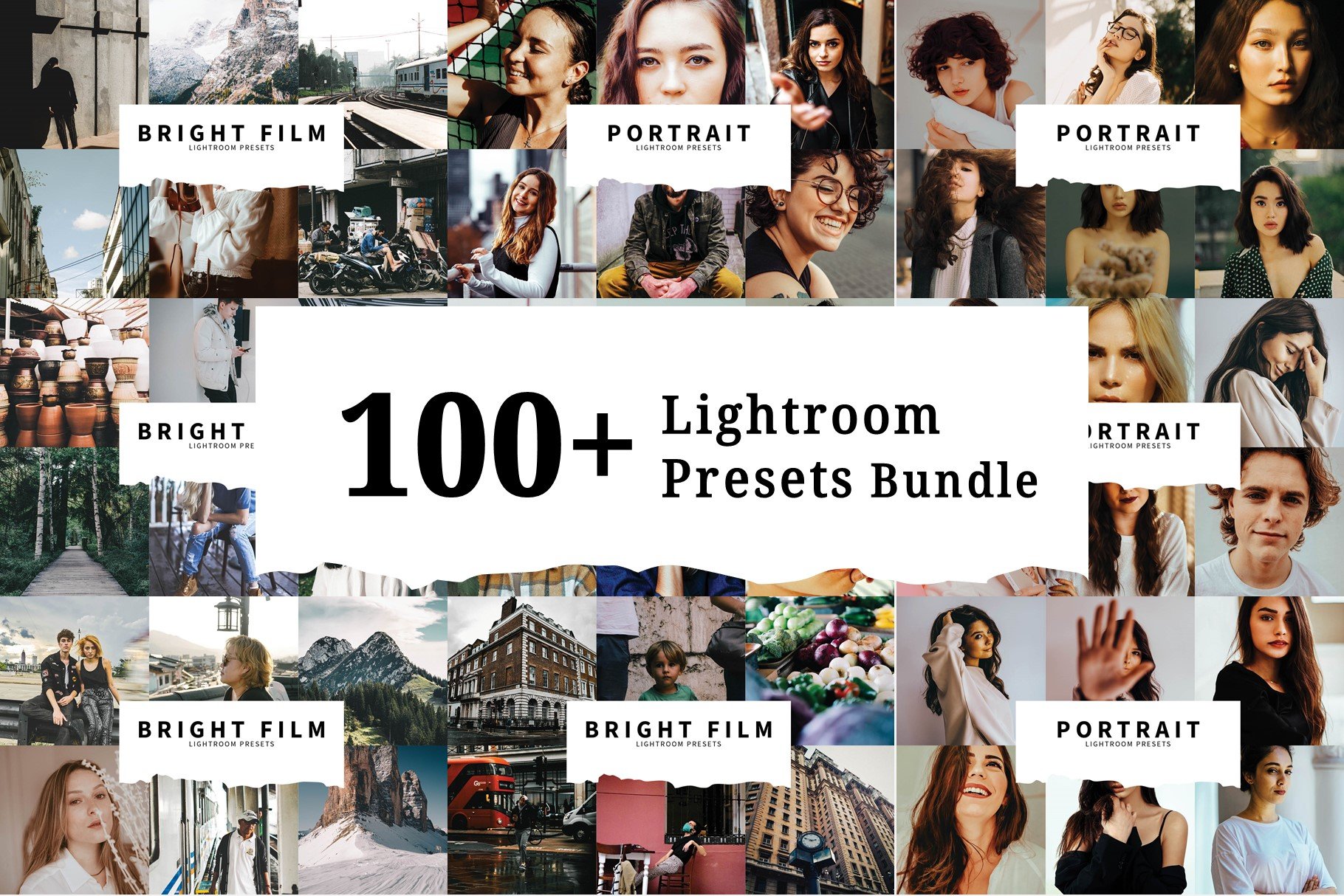 100+ Lightroom Presets Bundlecover image.