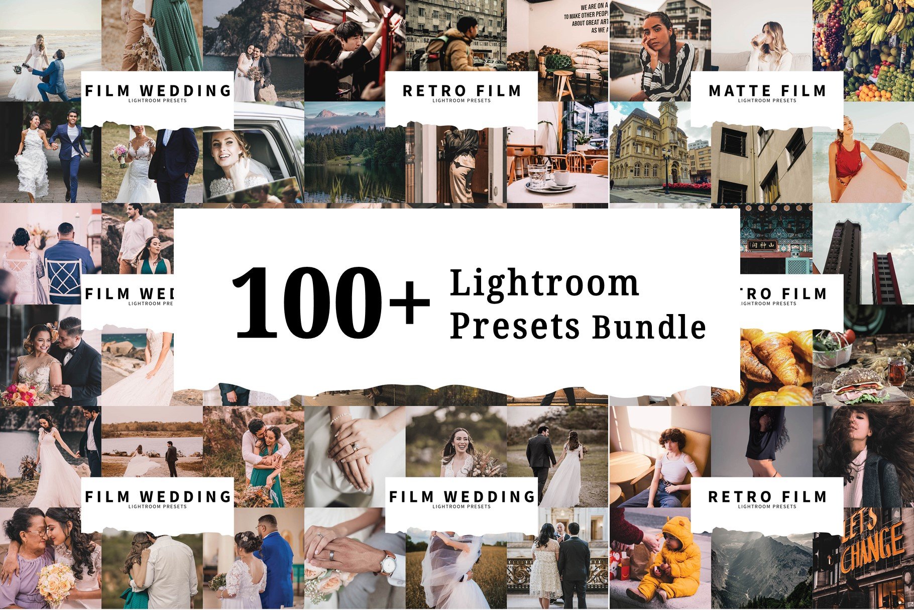 100+ Lightroom Presets Bundlecover image.