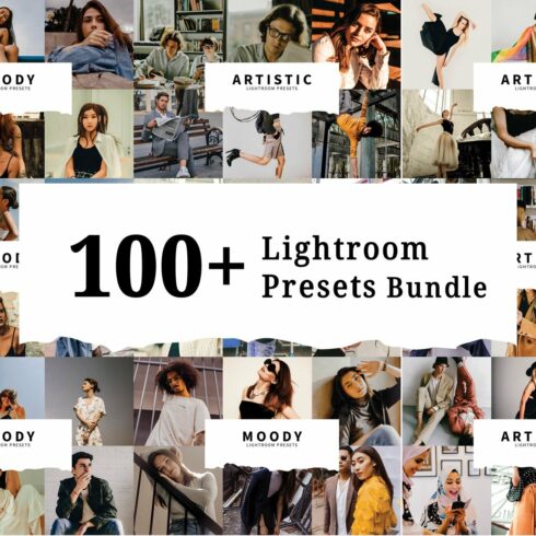 100+ Lightroom Presets Bundlecover image.