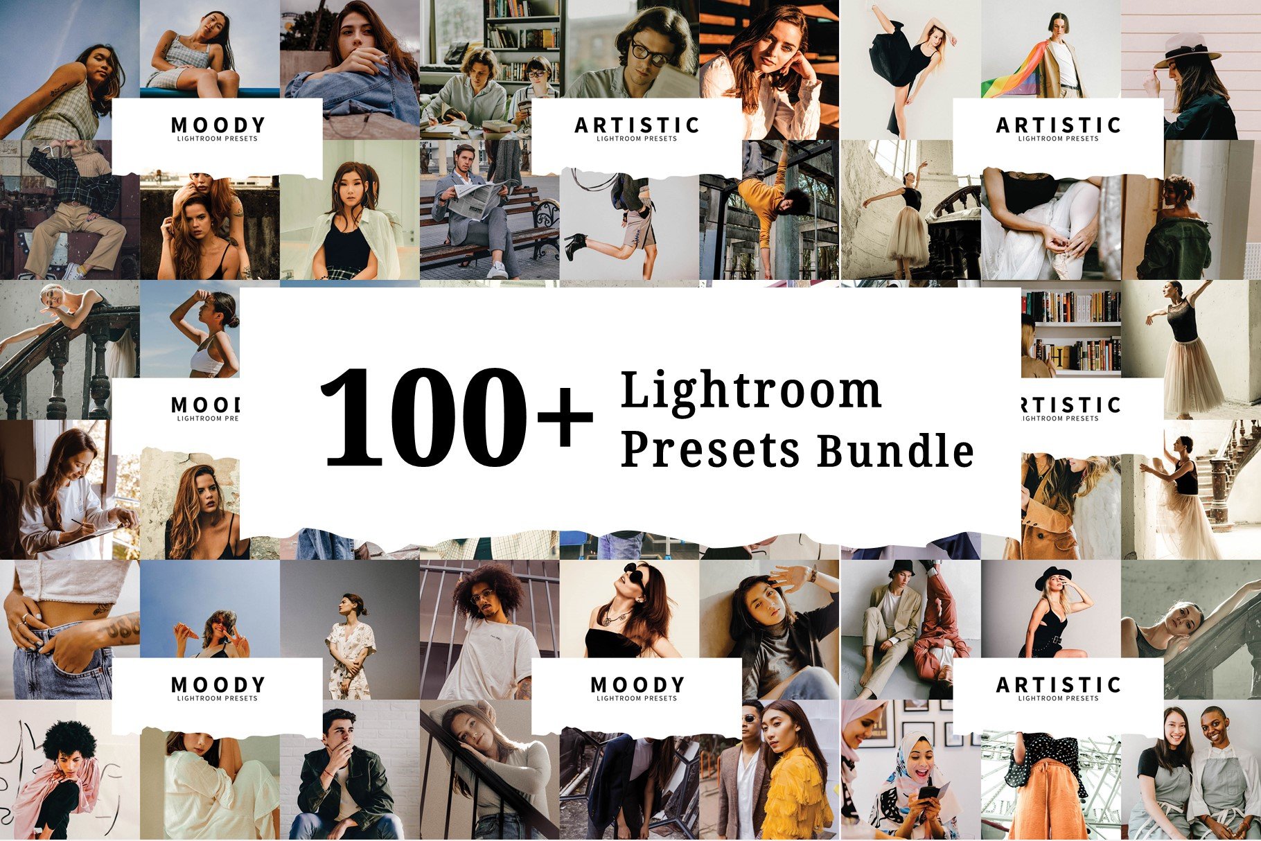 100+ Lightroom Presets Bundlecover image.