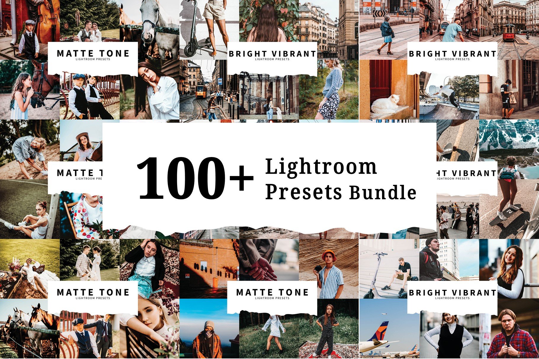 100+ Lightroom Presets Bundlecover image.