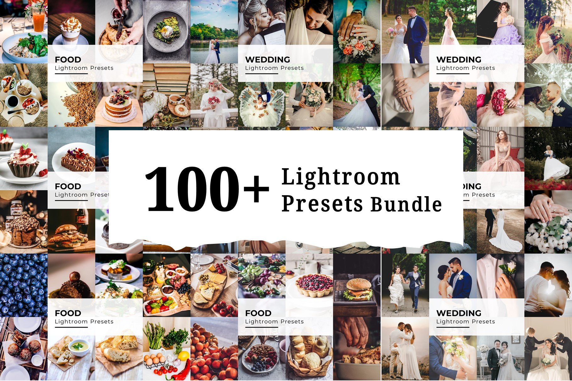 100+ Lightroom Presets Bundlecover image.