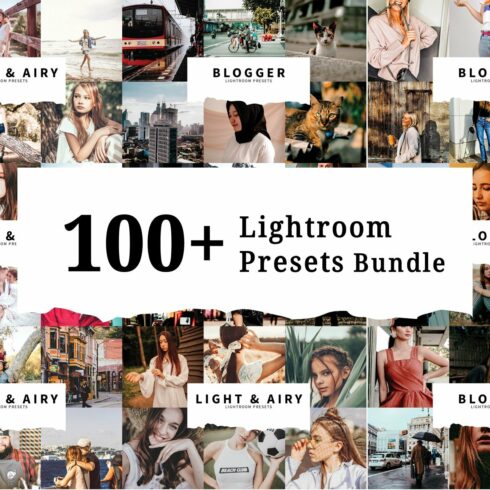 100+ Lightroom Presets Bundlecover image.