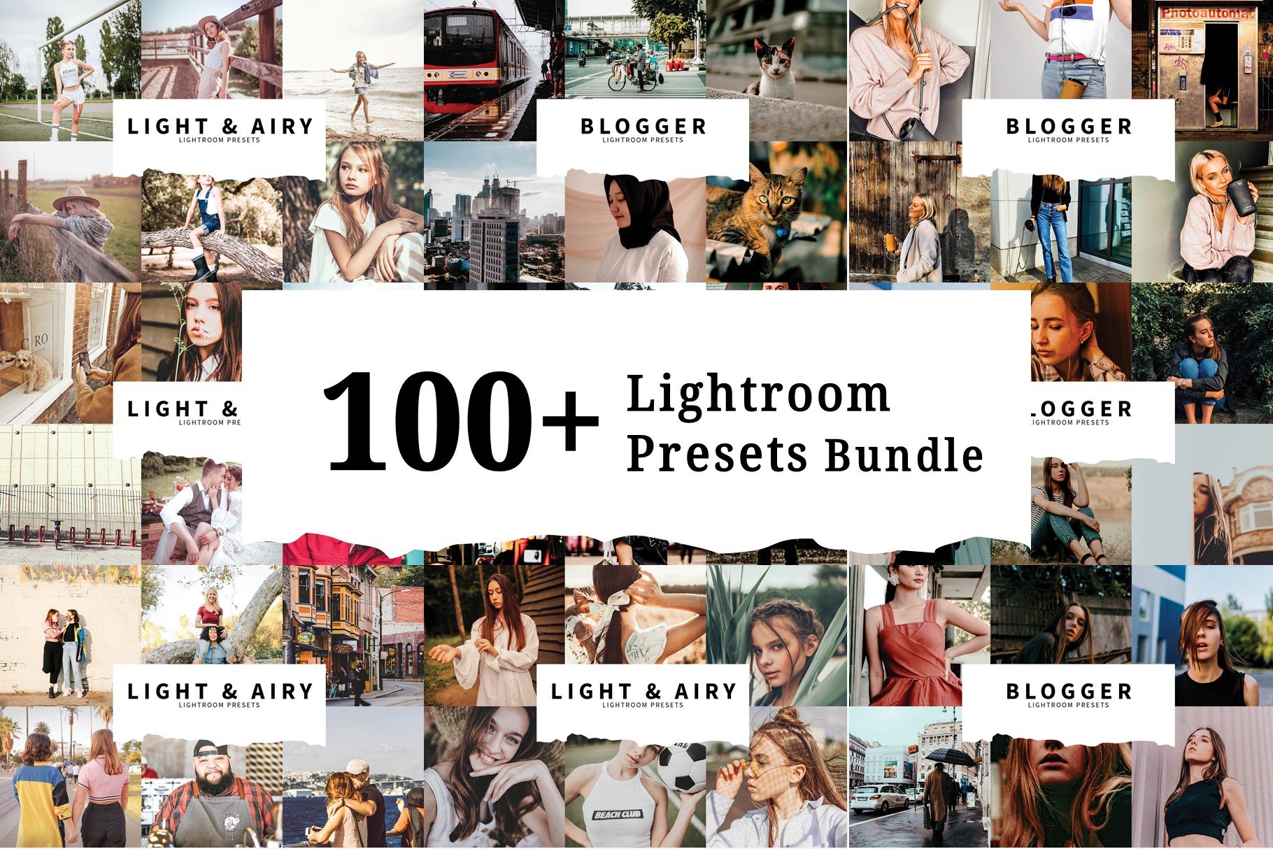 100+ Lightroom Presets Bundlecover image.