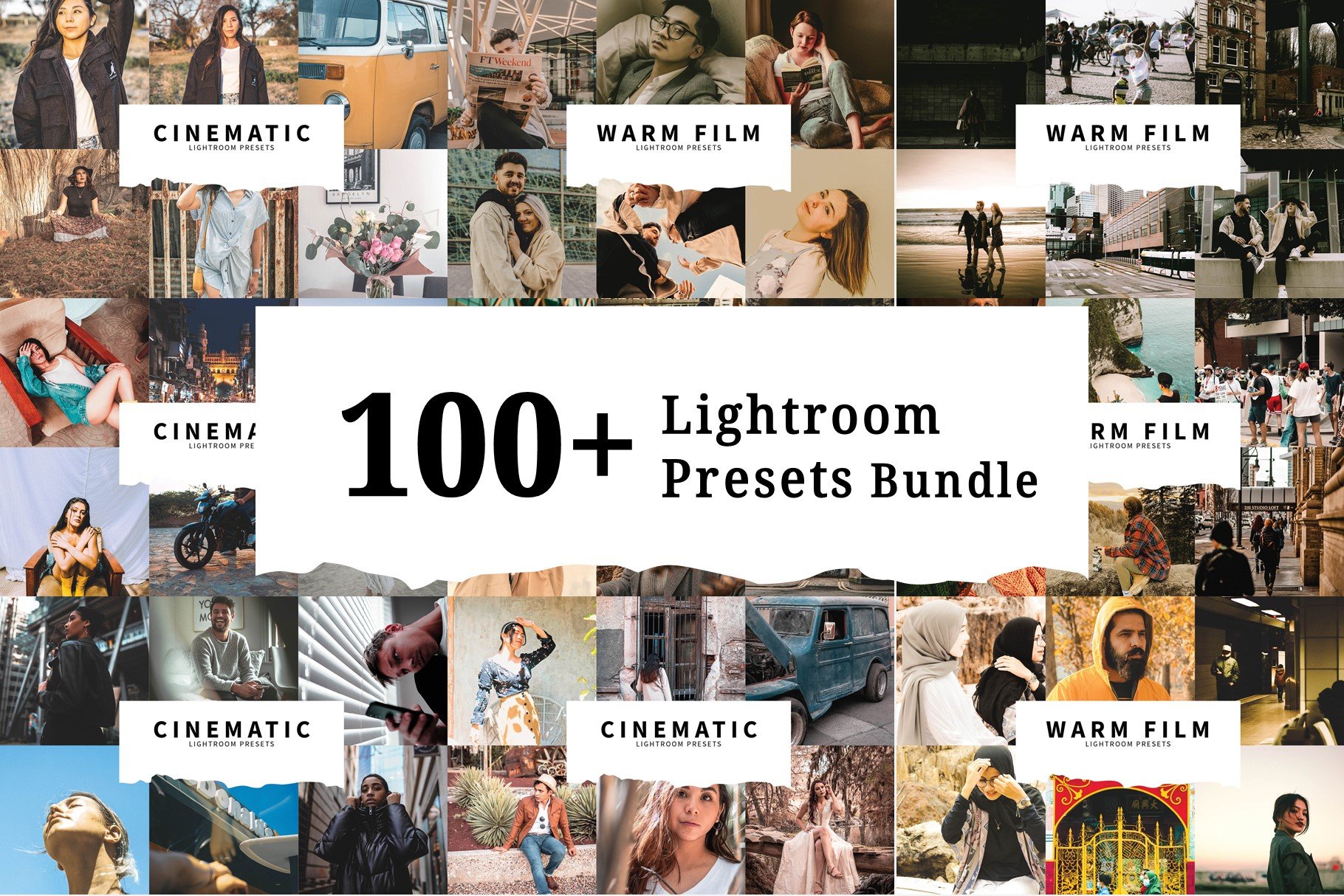 100+ Lightroom Presets Bundlecover image.