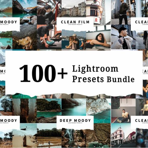 100+ Lightroom Presets Bundlecover image.