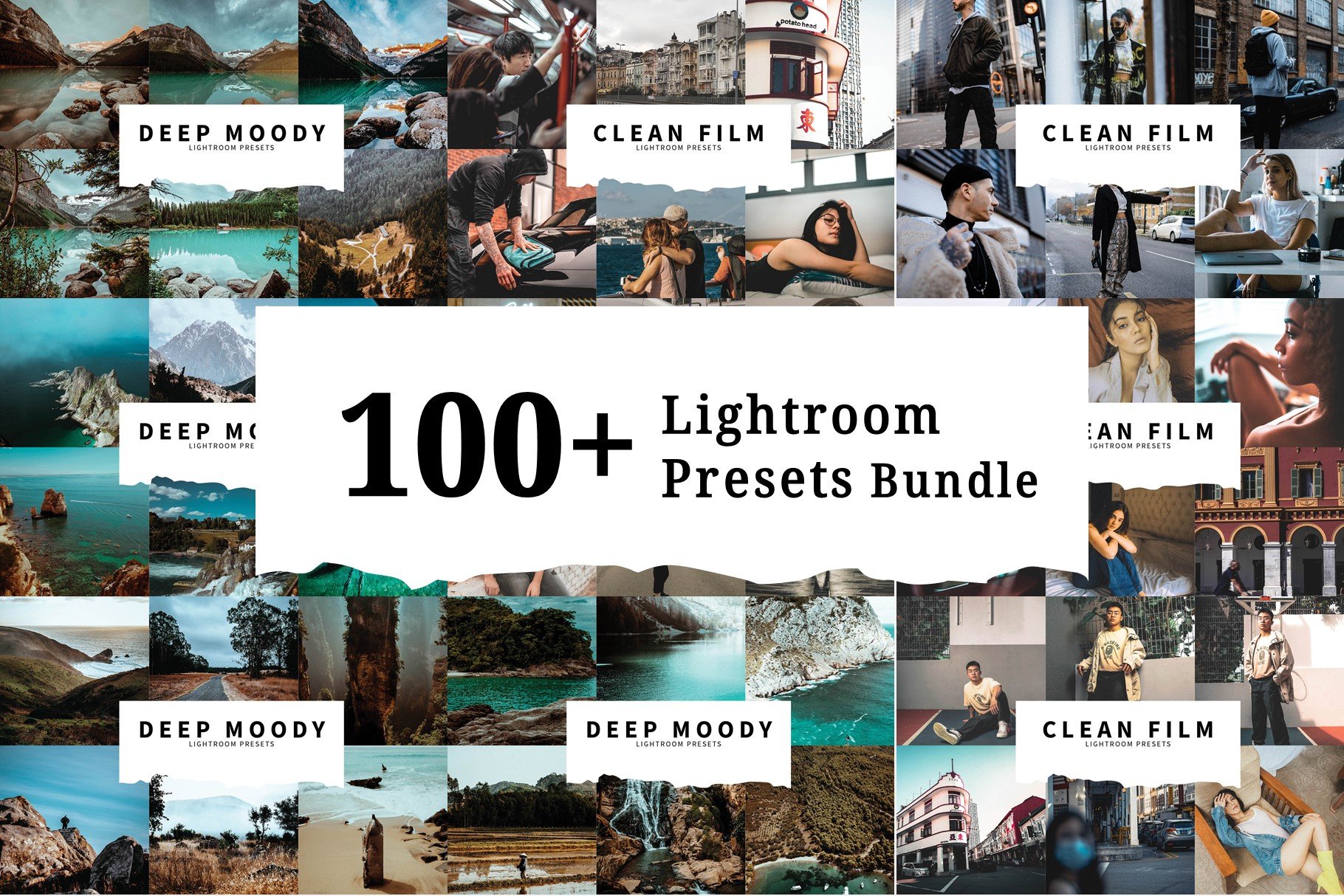 100+ Lightroom Presets Bundlecover image.