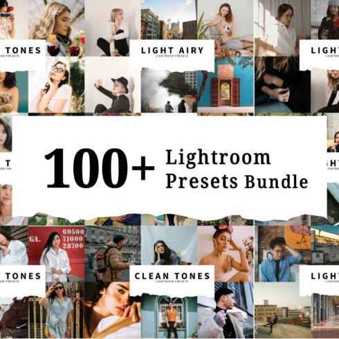 100+ Lightroom Presets Bundlecover image.