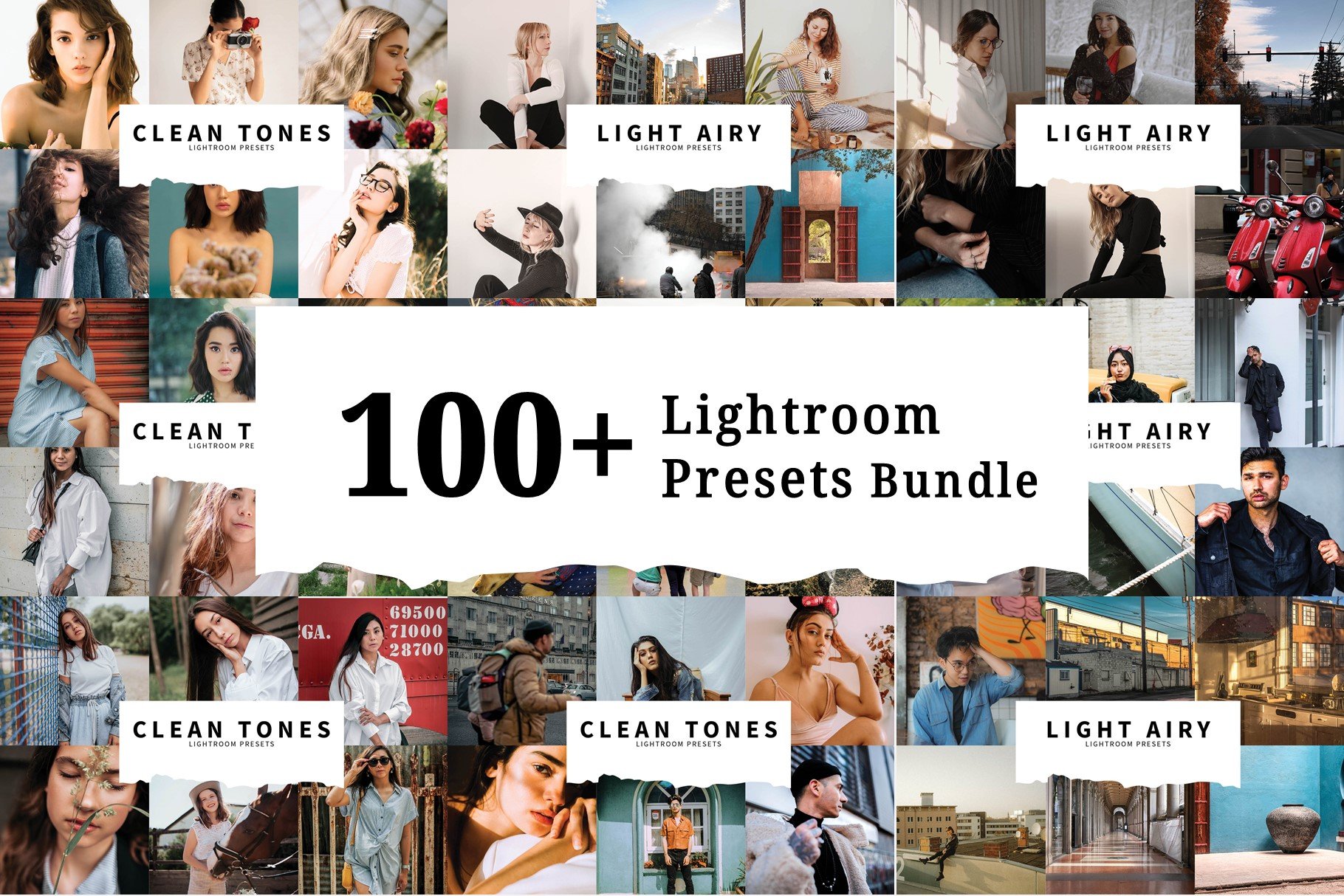 100+ Lightroom Presets Bundlecover image.