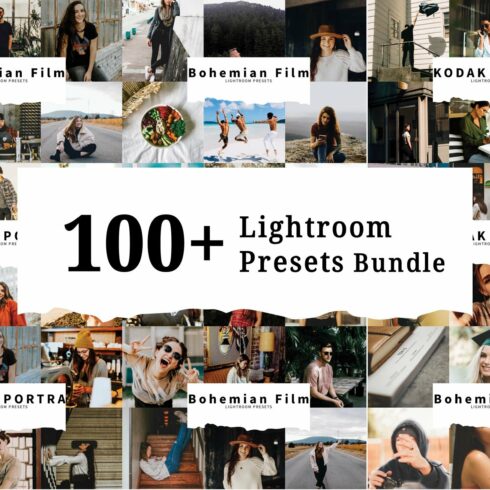 100+ Lightroom Presets Bundlecover image.