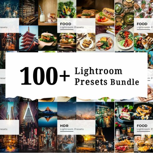 100+ Lightroom Presets Bundlecover image.