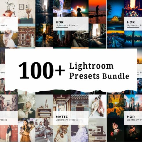 100+ Lightroom Presets Bundlecover image.