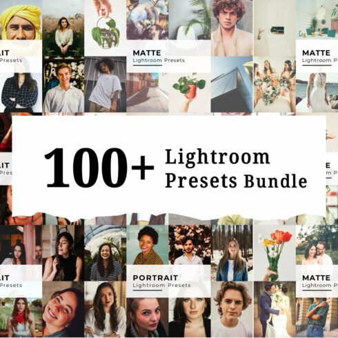 100+ Lightroom Presets Bundlecover image.