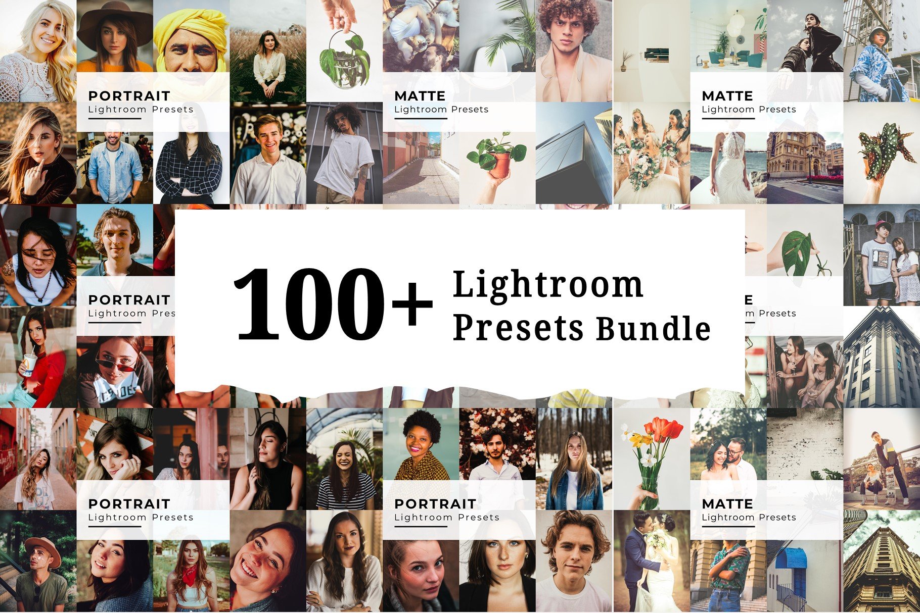 100+ Lightroom Presets Bundlecover image.